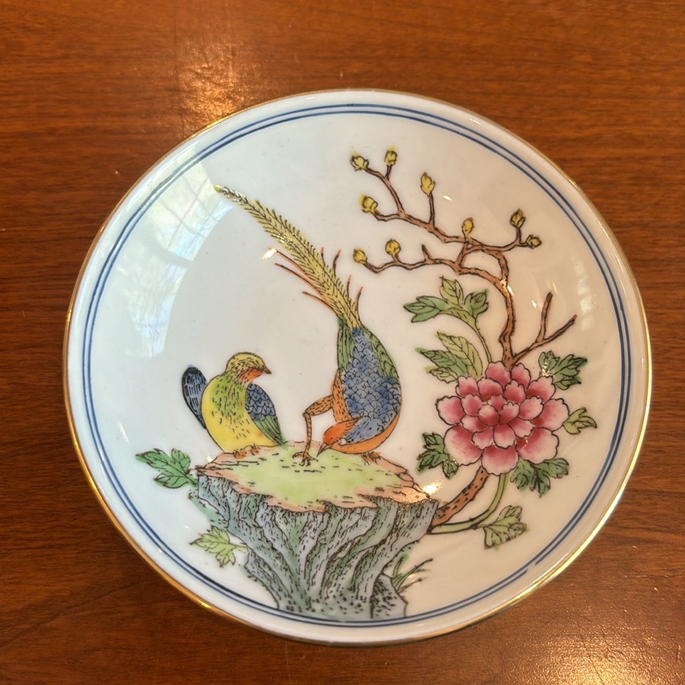๐ธ Gorgeous Vintage Japanese Hand Painted Porcelain Bowl - Picture 1 of 3